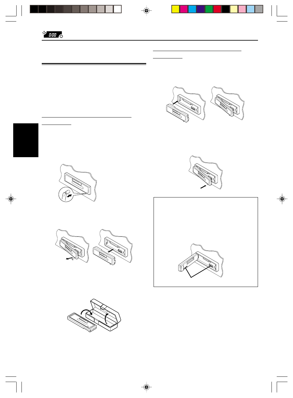 Detachement du panneau de commande, Détachement du panneau de commande | JVC KS-FX210 User Manual | Page 50 / 56