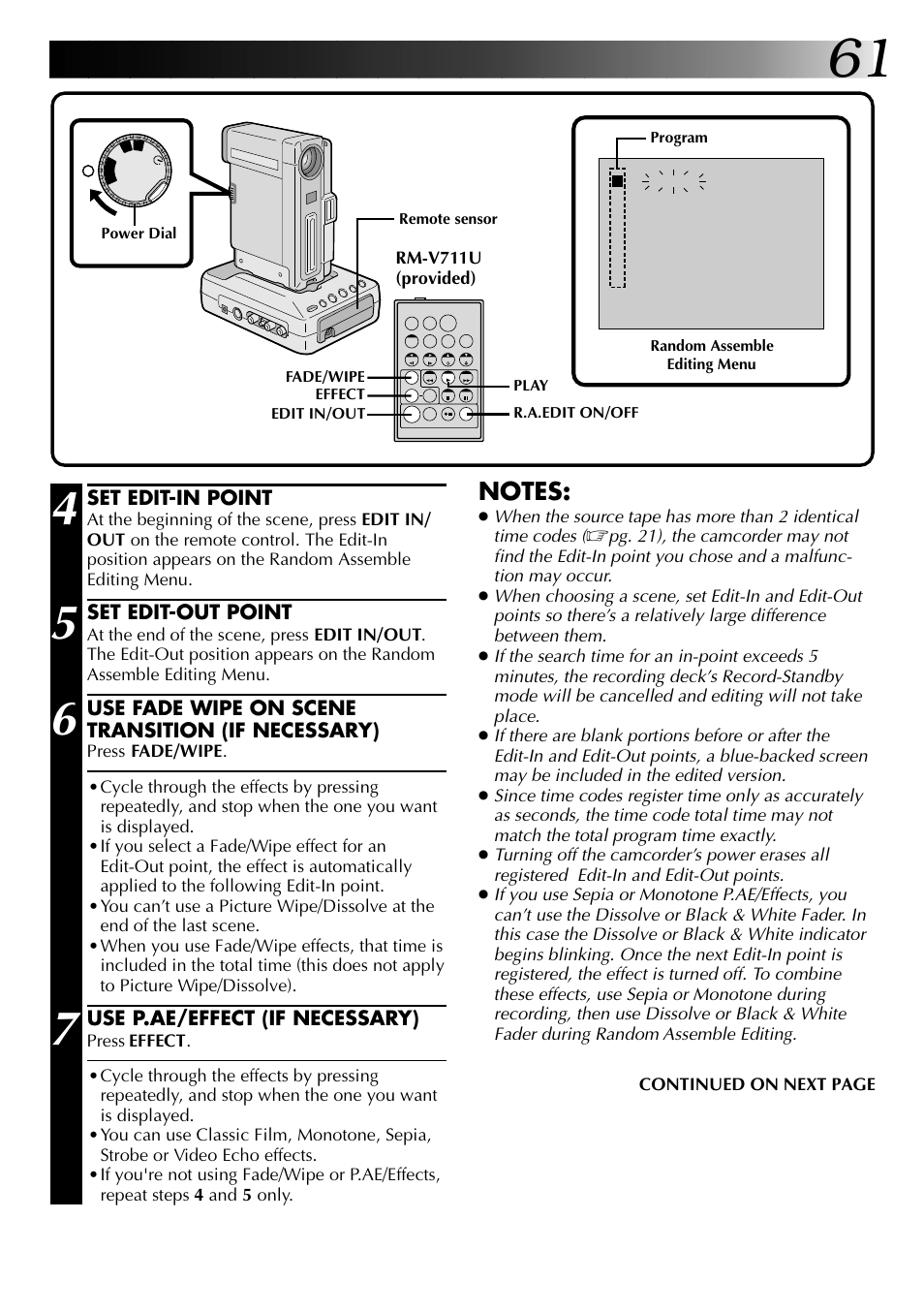 JVC GR-DVX PRO User Manual | Page 61 / 84