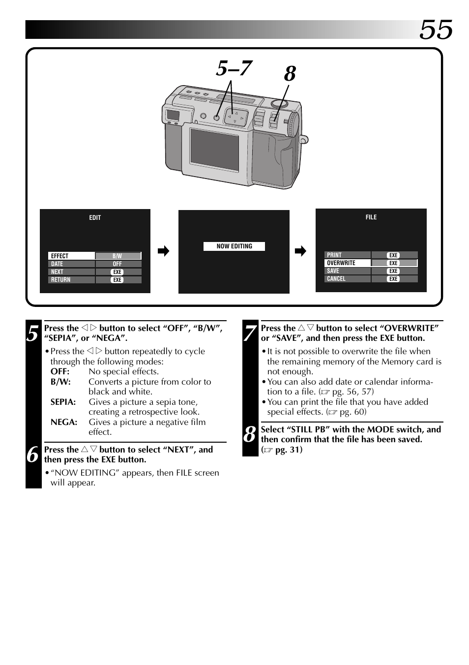 JVC GC X 1 User Manual | Page 55 / 92