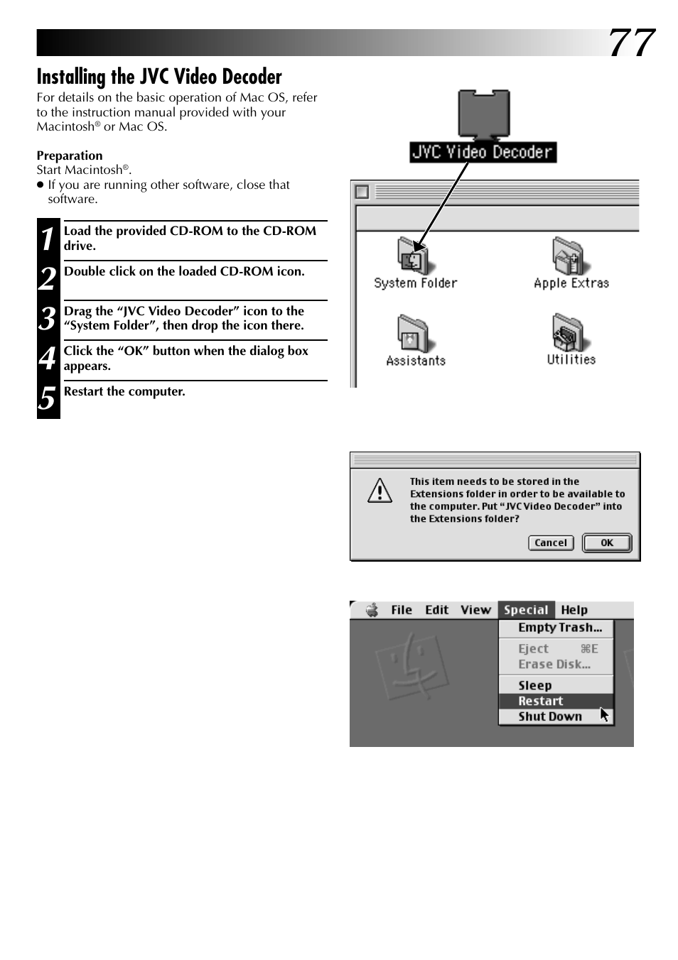 JVC GC X 1 User Manual | Page 77 / 92