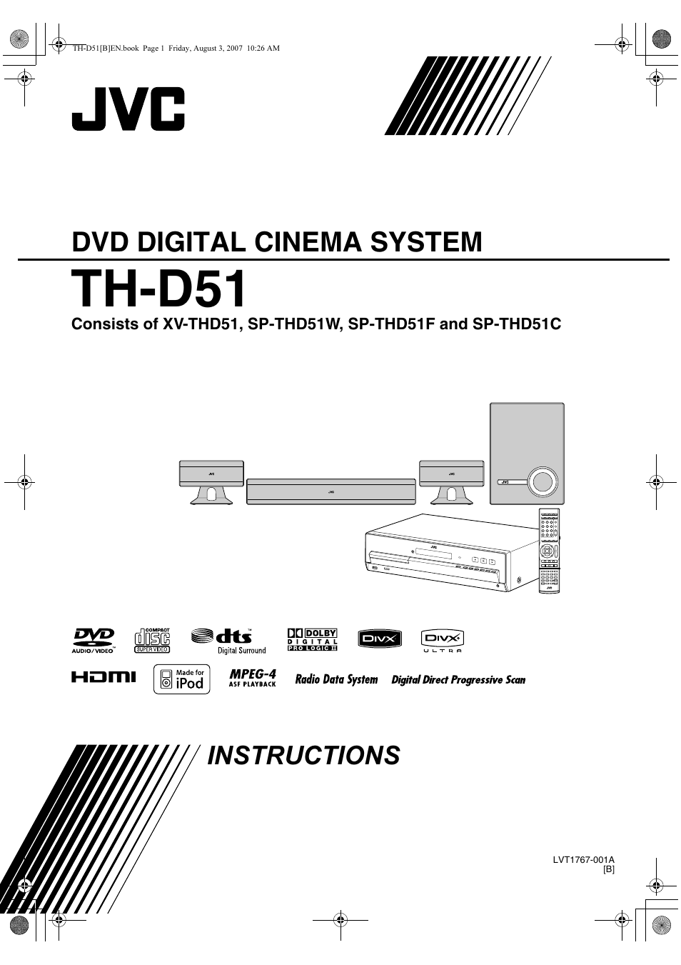 JVC XV-THD51 User Manual | 40 pages