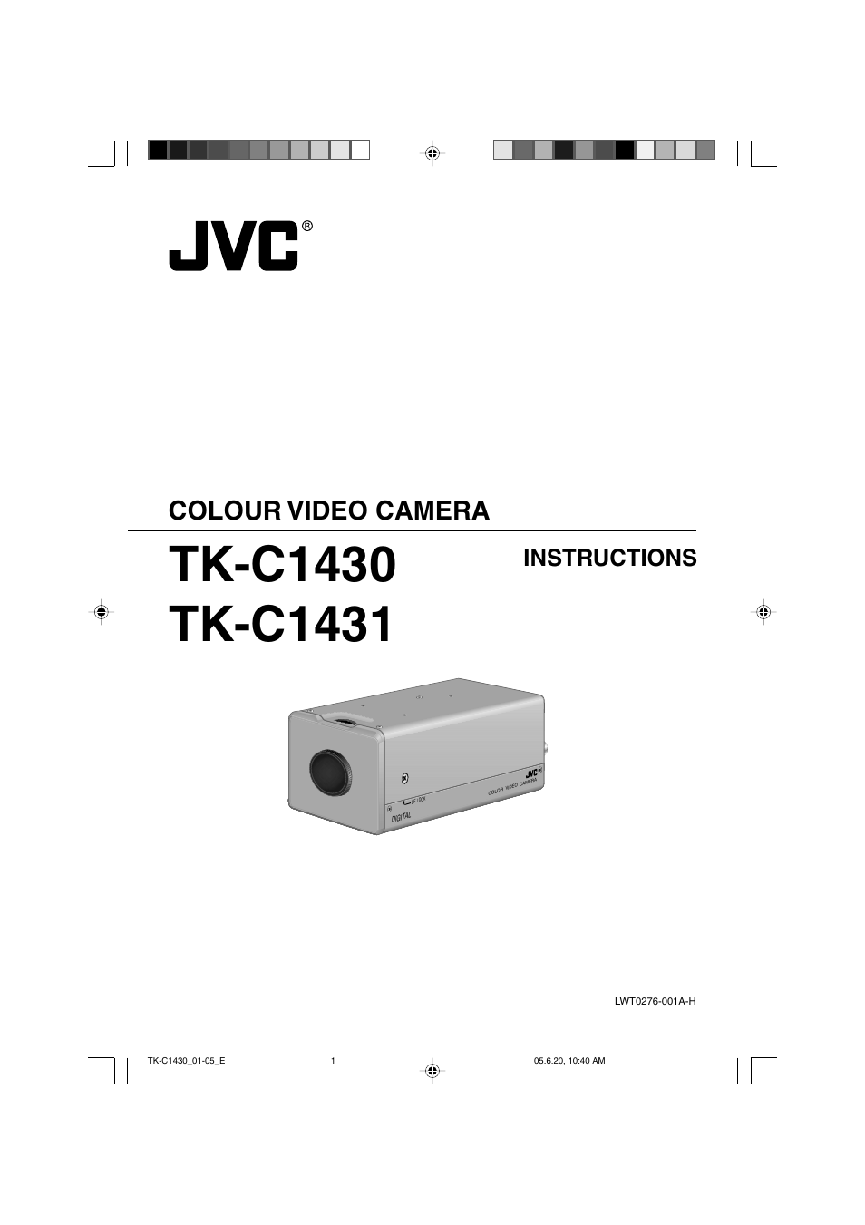 JVC TK-C1430 User Manual | 44 pages