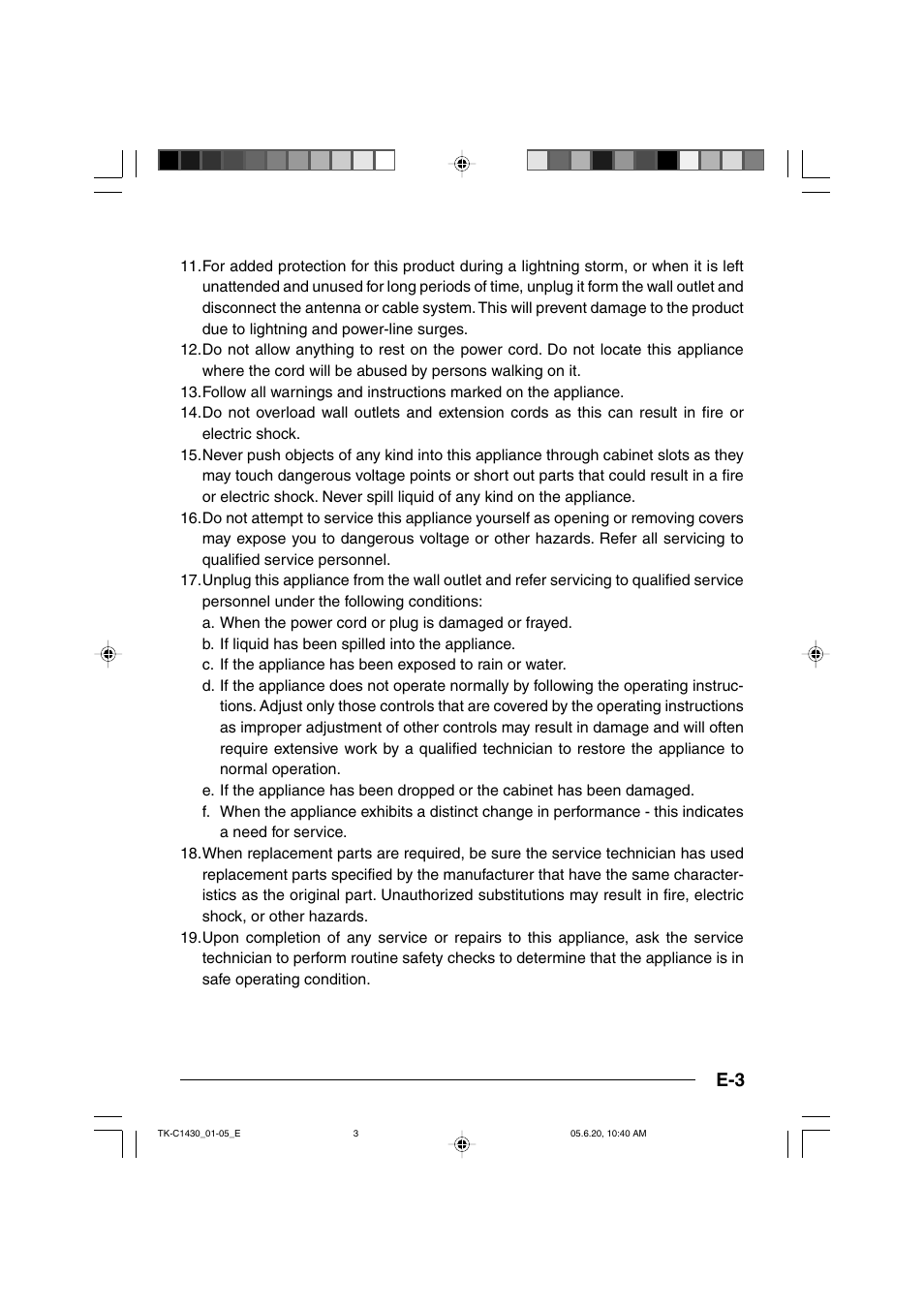 JVC TK-C1430 User Manual | Page 3 / 44