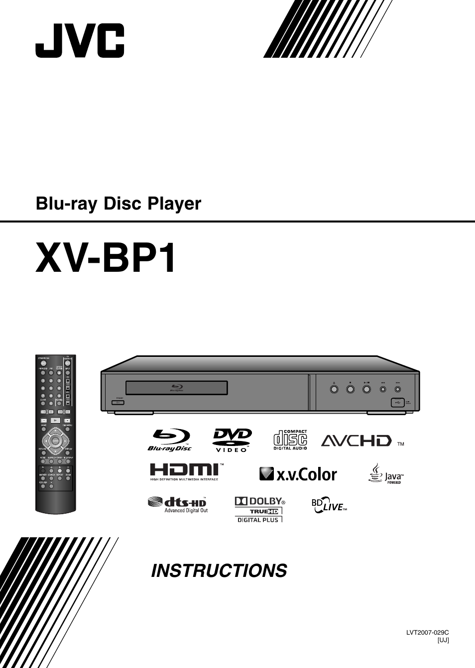 JVC XV-BP1 User Manual | 40 pages