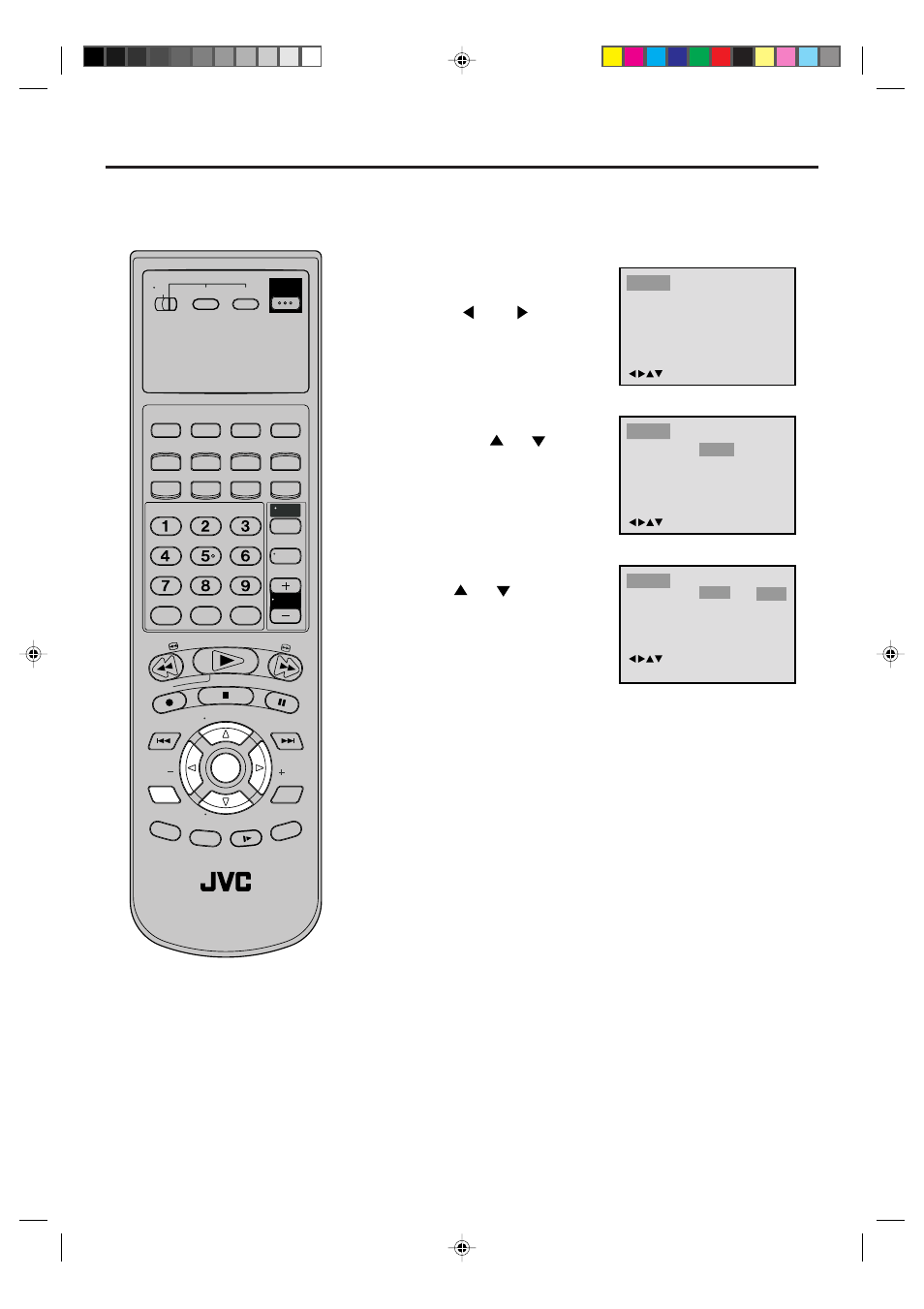Setting menu language, Vcr/dvd/tv | JVC Model HR-XVC1UJ User Manual | Page 48 / 60