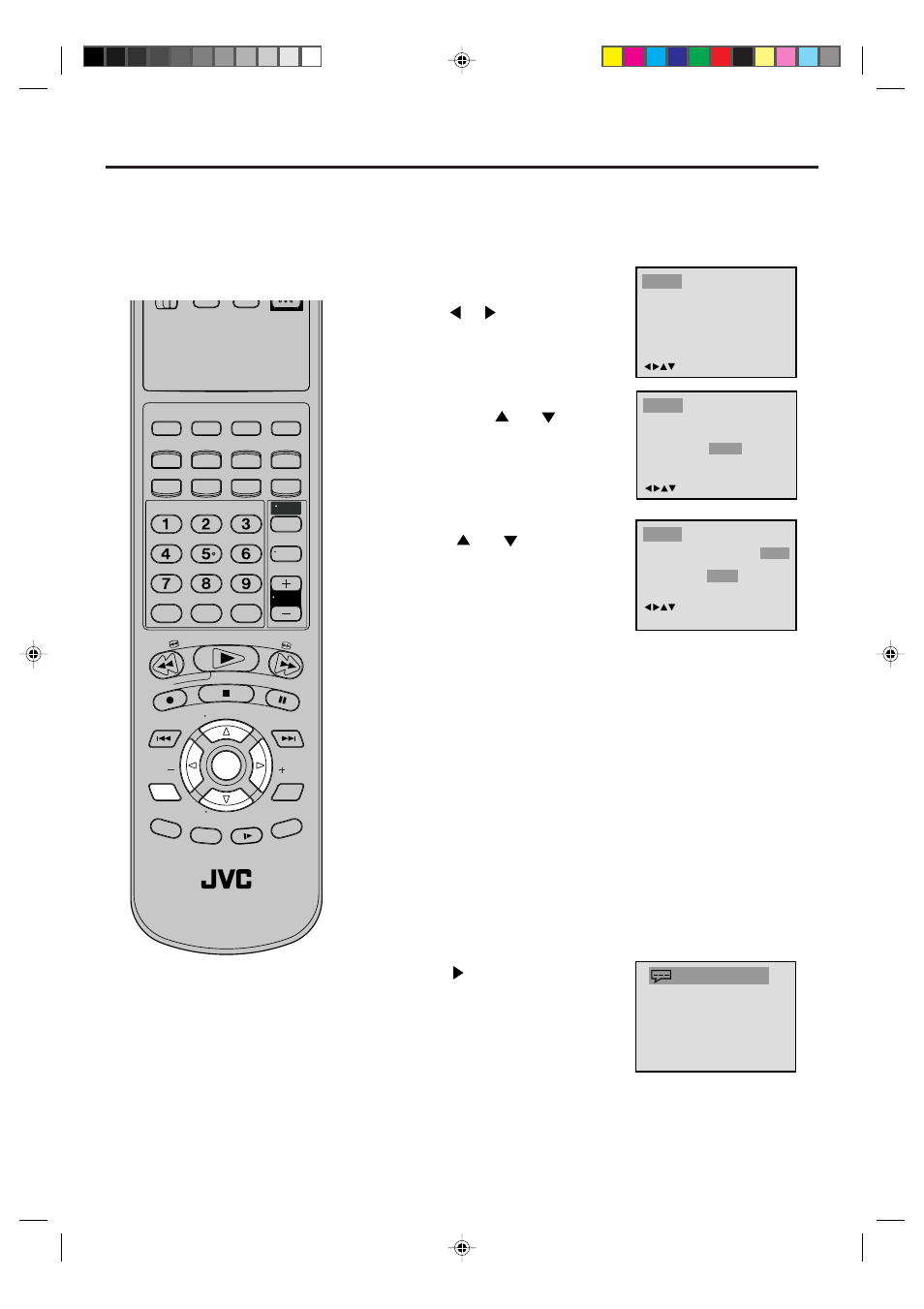Setting surround sound, Setting audio soundtrack language, Vcr/dvd/tv | JVC Model HR-XVC1UJ User Manual | Page 50 / 60