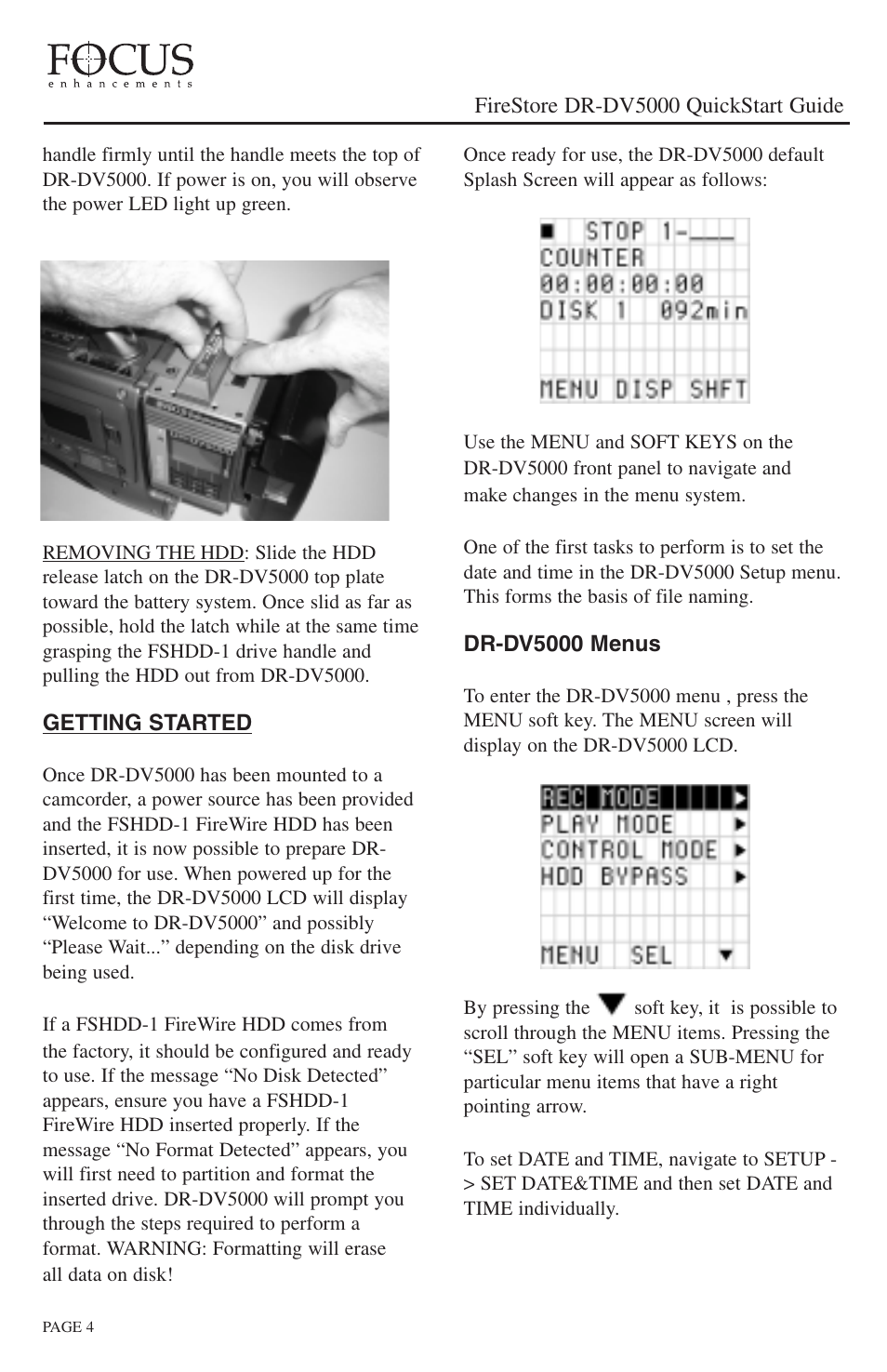 JVC DR-DV5000 User Manual | Page 4 / 8