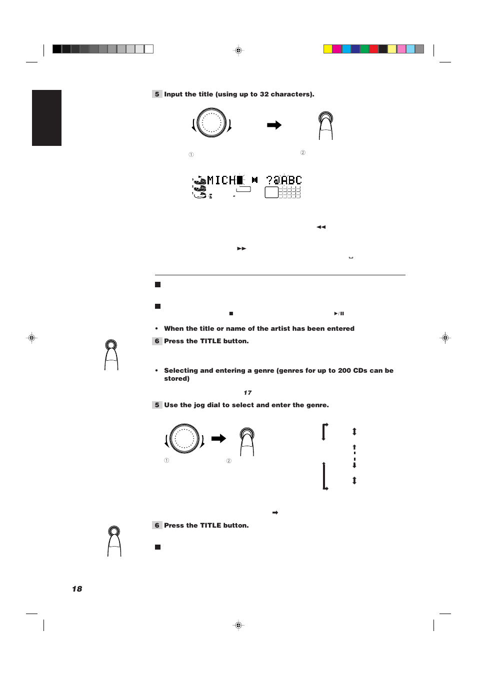 18 english | JVC XU-301BK User Manual | Page 20 / 59