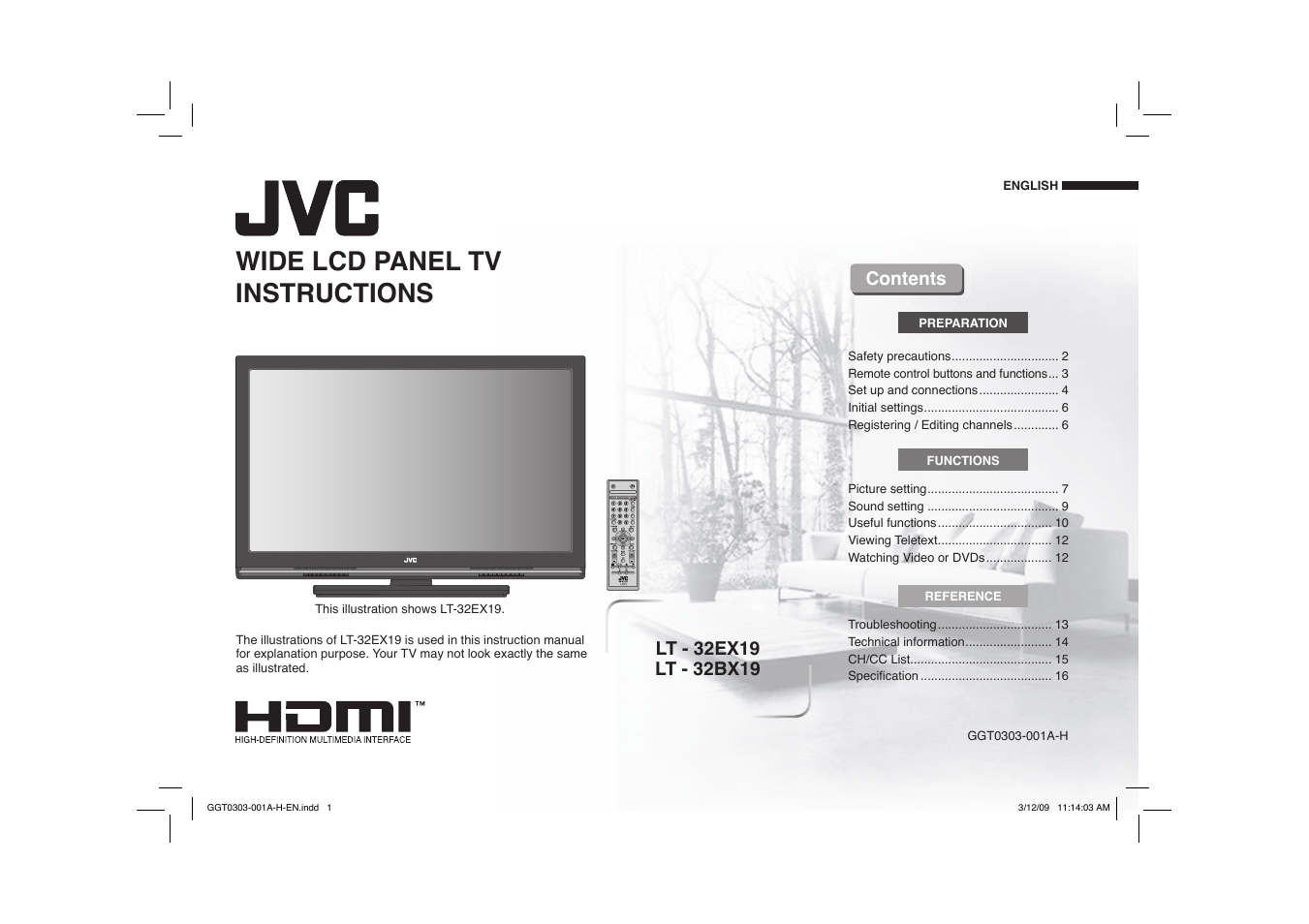 JVC GGT0303-001A-H User Manual | 16 pages