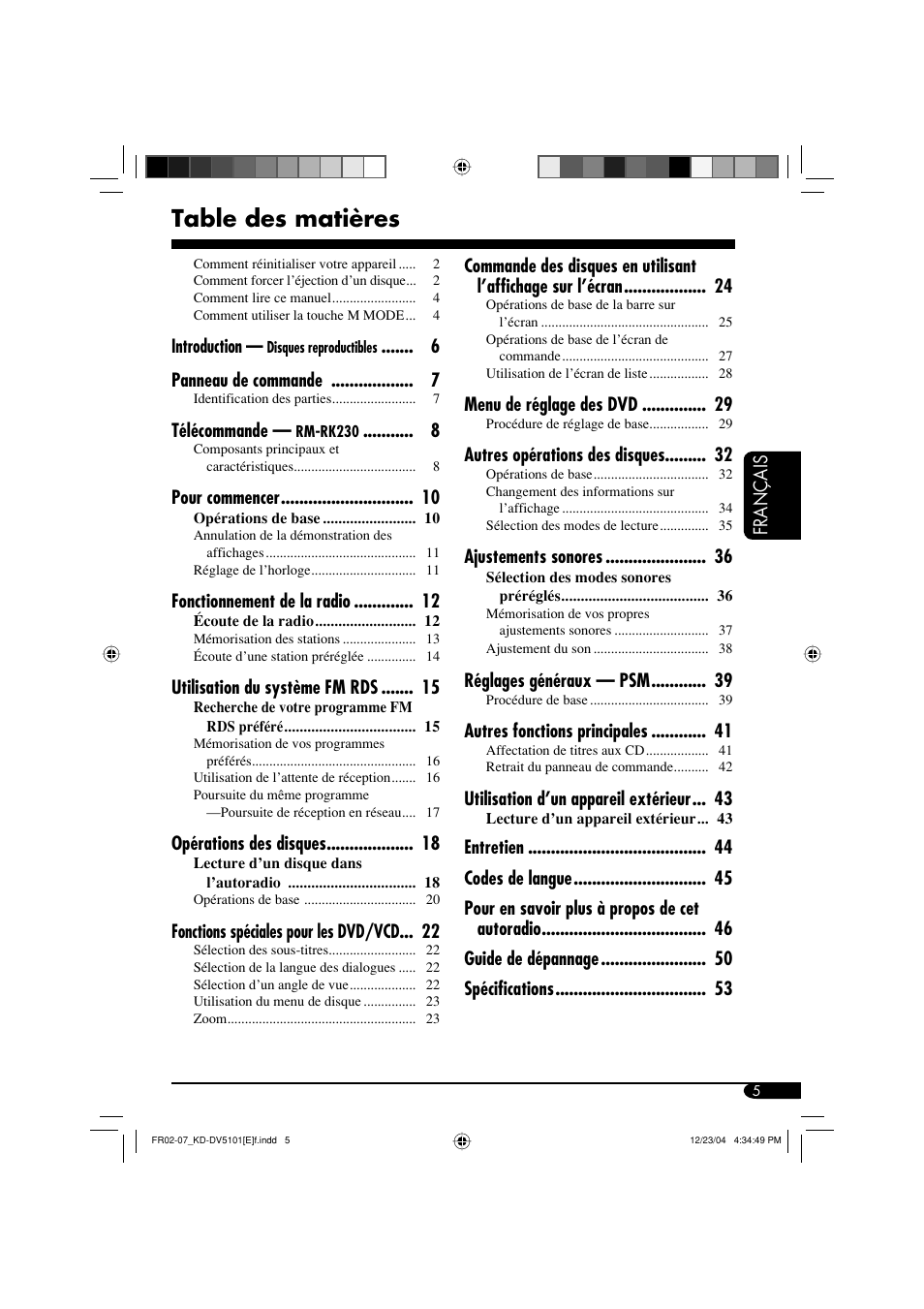 JVC KD-DV5101 User Manual | Page 109 / 211
