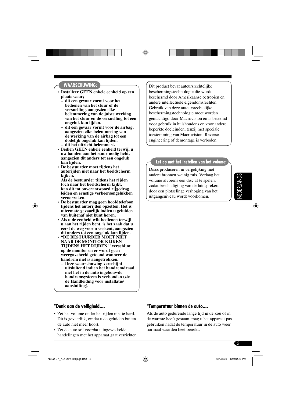 Nederlands | JVC KD-DV5101 User Manual | Page 159 / 211