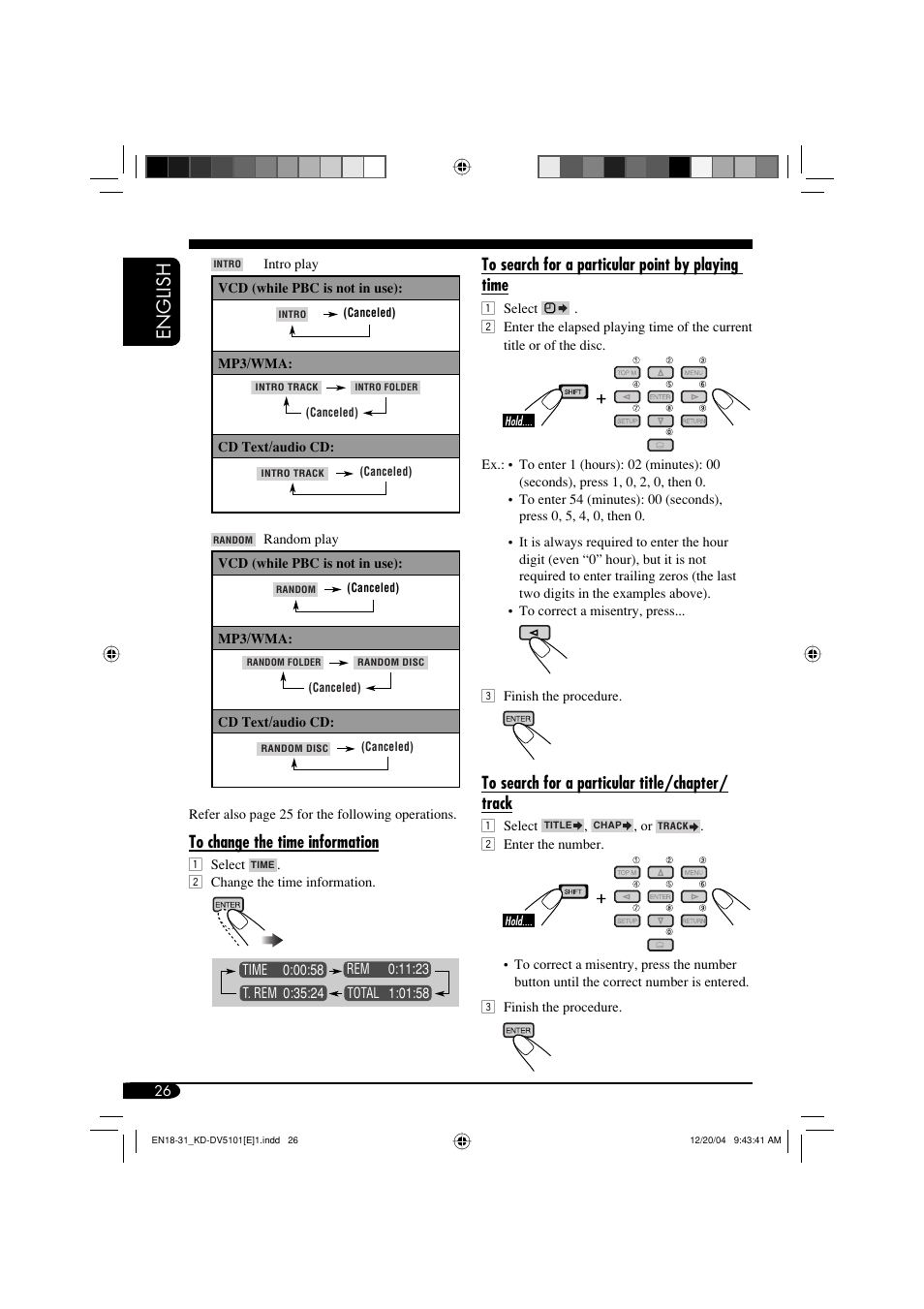 English | JVC KD-DV5101 User Manual | Page 26 / 211