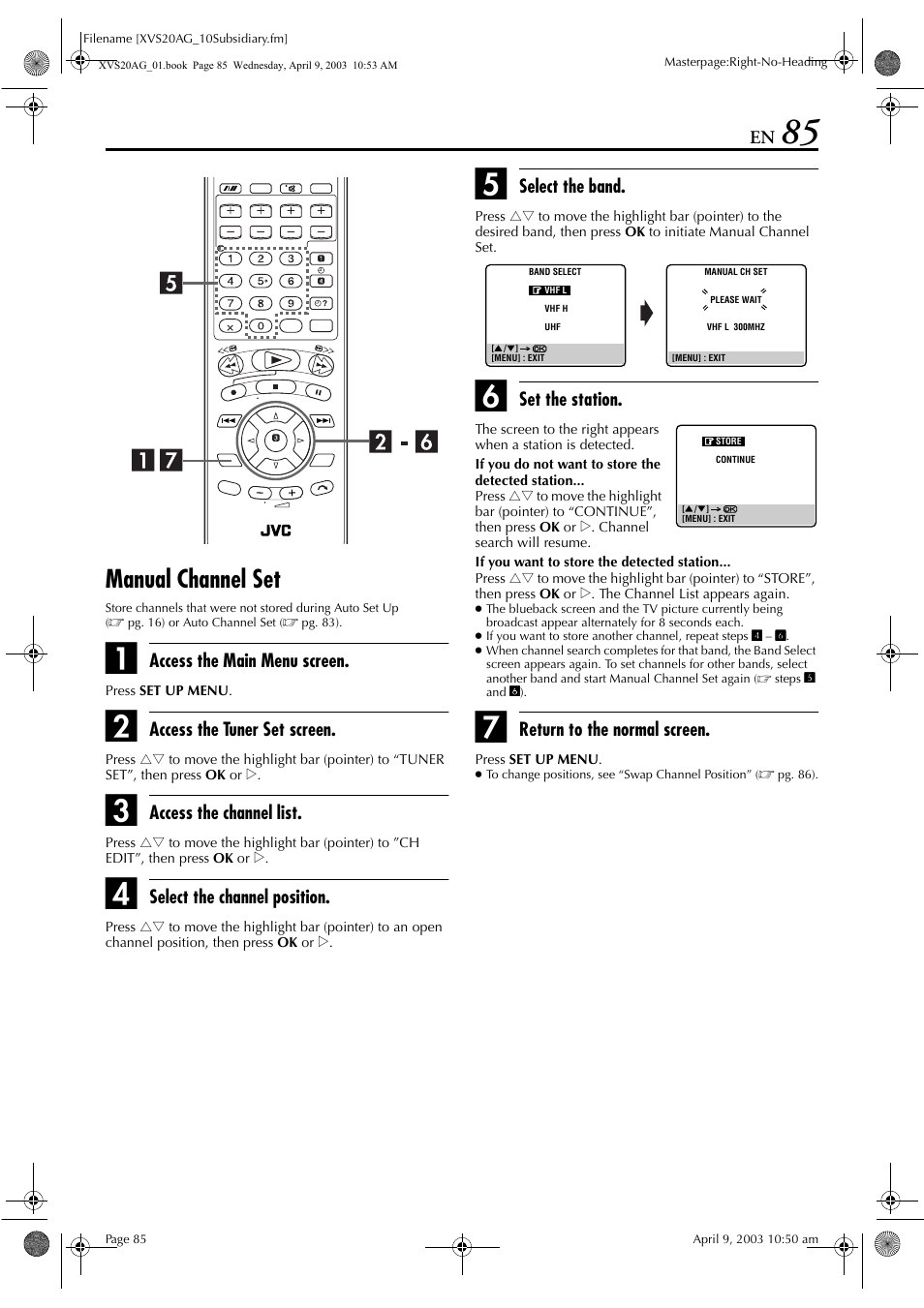 Manual channel set | JVC LPT0762-001B User Manual | Page 85 / 100