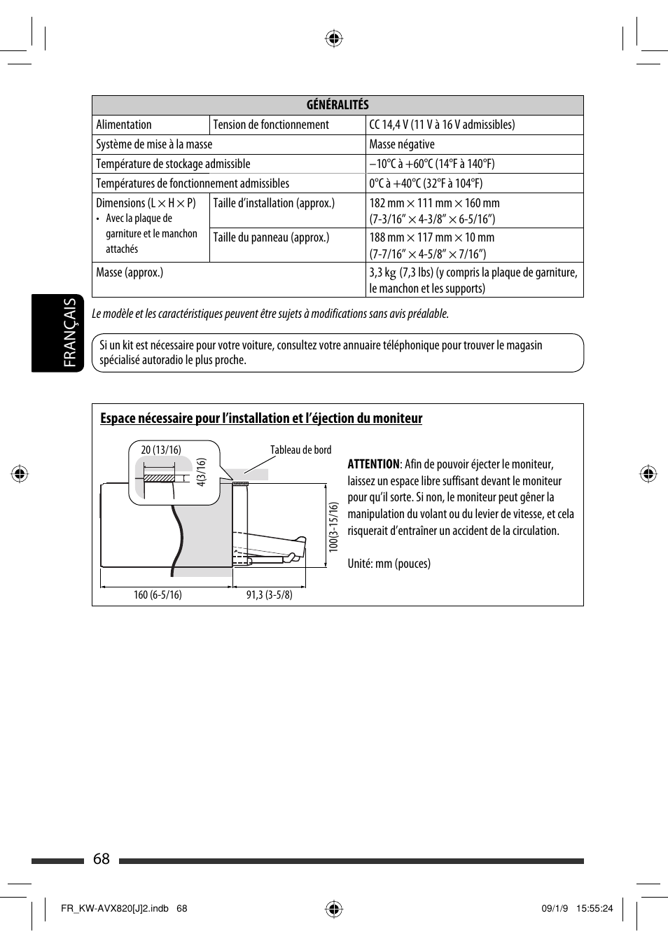 68 français | JVC KW-AVX820 User Manual | Page 204 / 207