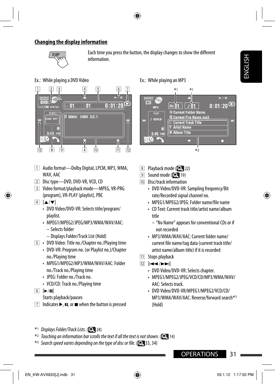 31 operations english | JVC KW-AVX820 User Manual | Page 31 / 207