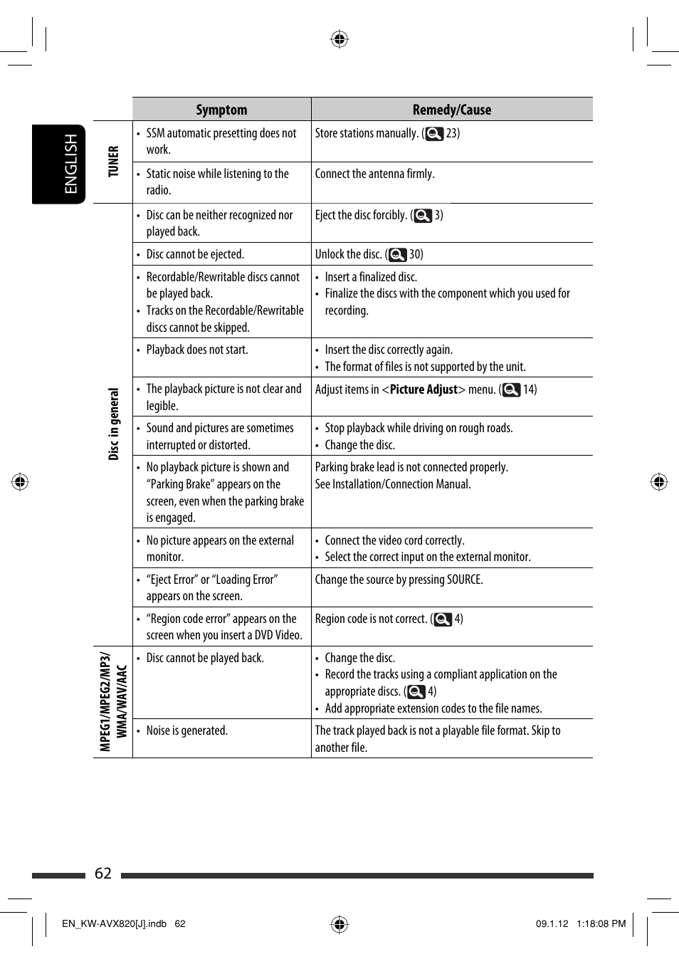 62 english | JVC KW-AVX820 User Manual | Page 62 / 207