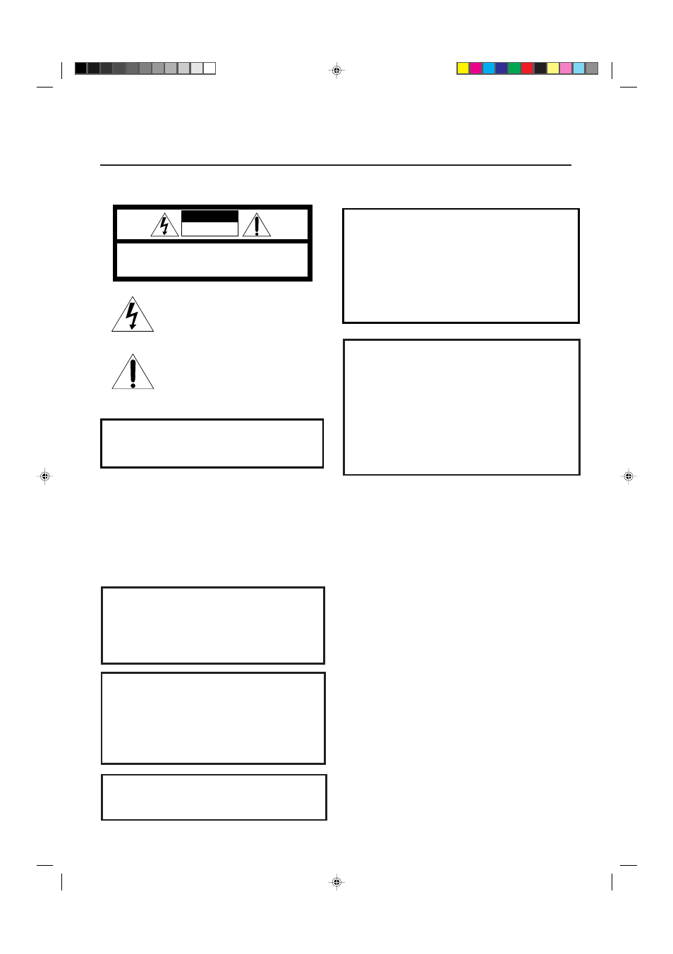 Warnings, cautions and others | JVC RX-8010VBK User Manual | Page 2 / 62