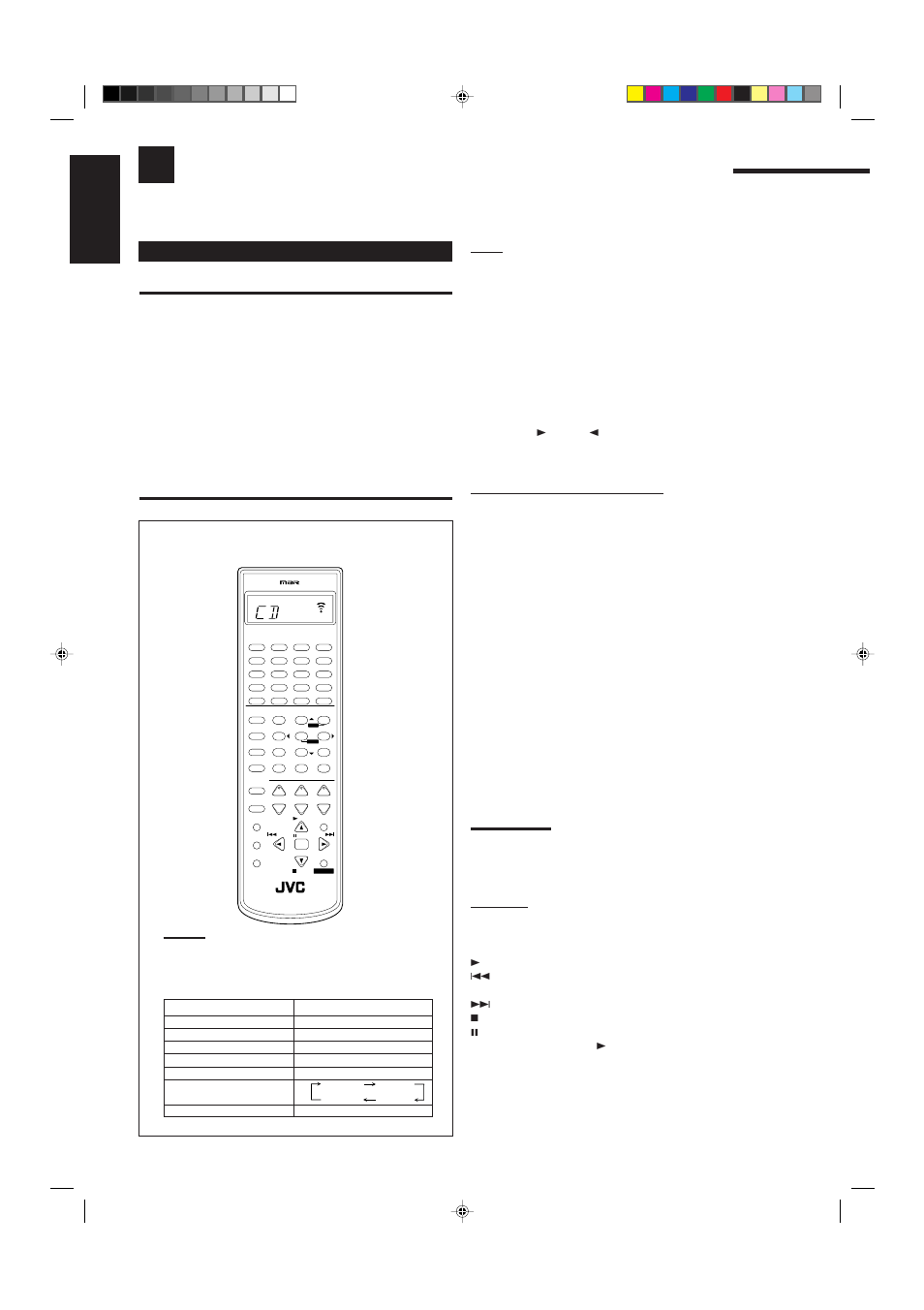 Operating jvc’s audio/video components, English, Operating audio components | Tuner, Cd player | JVC RX-8010VBK User Manual | Page 52 / 62
