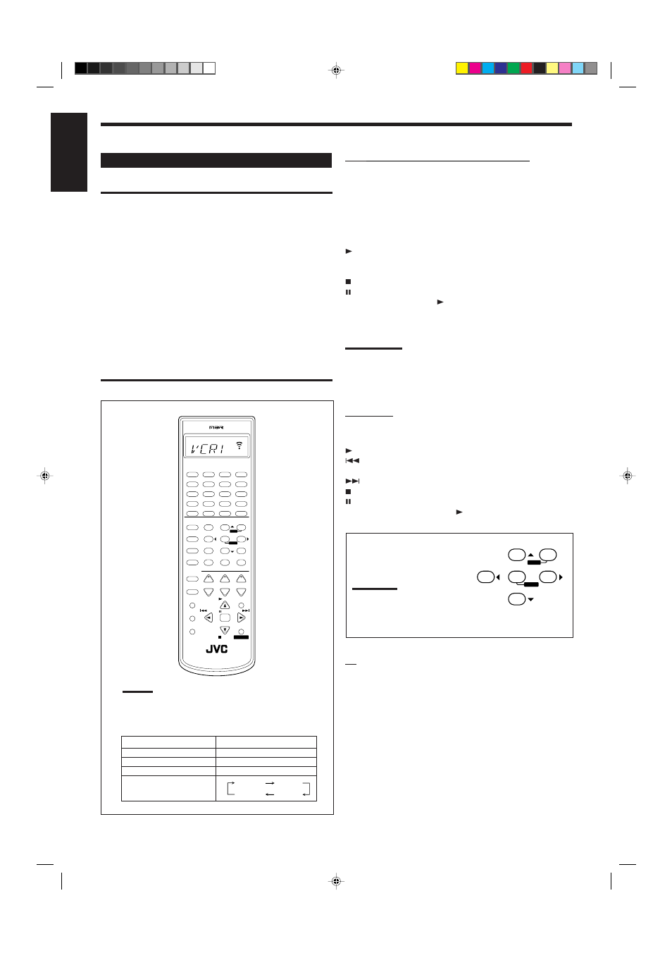 English, Operating video components, Vcr 1 (vcr connected to the vcr 1 jacks) | Dvd player | JVC RX-8010VBK User Manual | Page 54 / 62