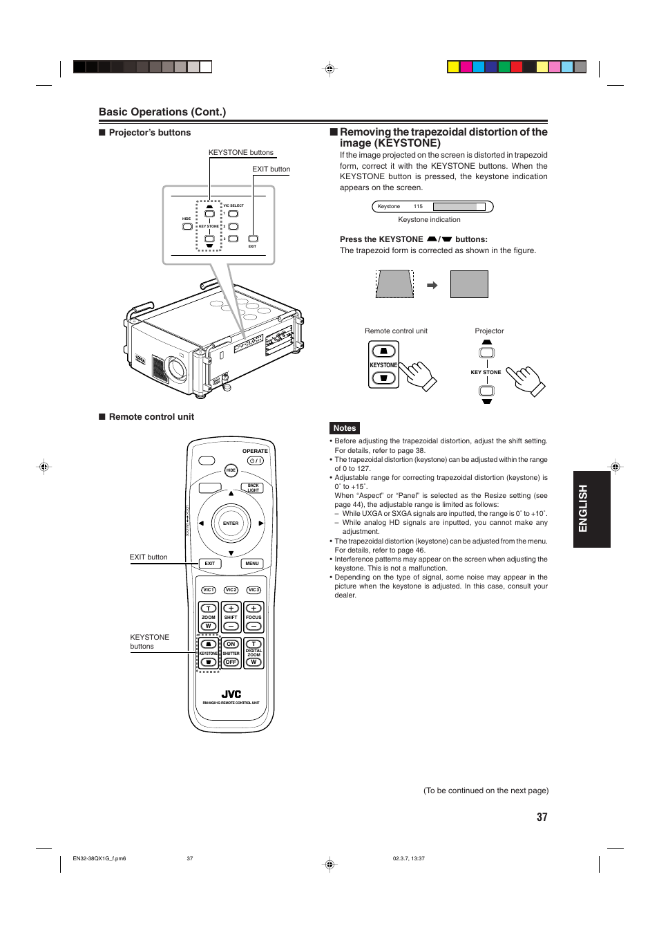 37 english | JVC DLA-QX1G User Manual | Page 39 / 64