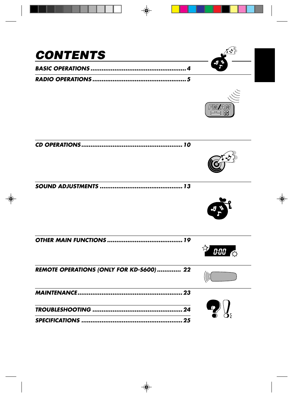 JVC HA KD-S600 User Manual | Page 3 / 26
