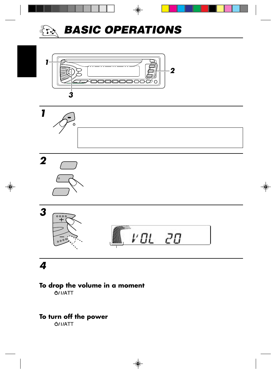 Basic operations | JVC HA KD-S600 User Manual | Page 4 / 26
