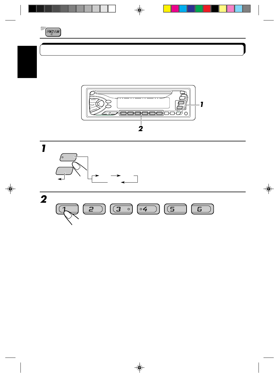 Tuning into a preset station | JVC HA KD-S600 User Manual | Page 8 / 26