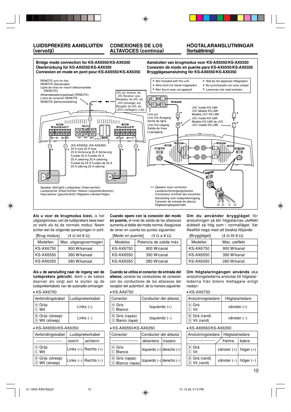 JVC KS-AX6750 User Manual | Page 11 / 20