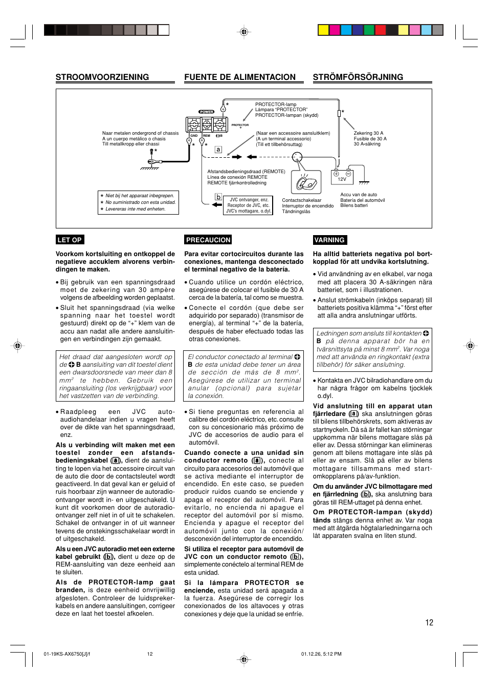 JVC KS-AX6750 User Manual | Page 13 / 20