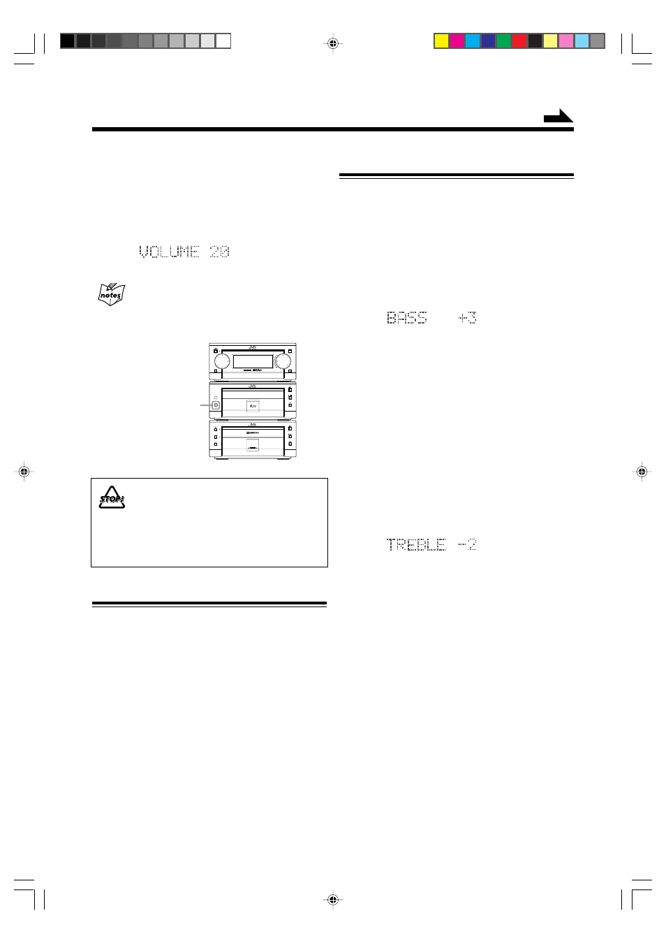 Reinforcing the bass sound, Adjusting bass and treble sounds | JVC AX-UXG6 User Manual | Page 15 / 40
