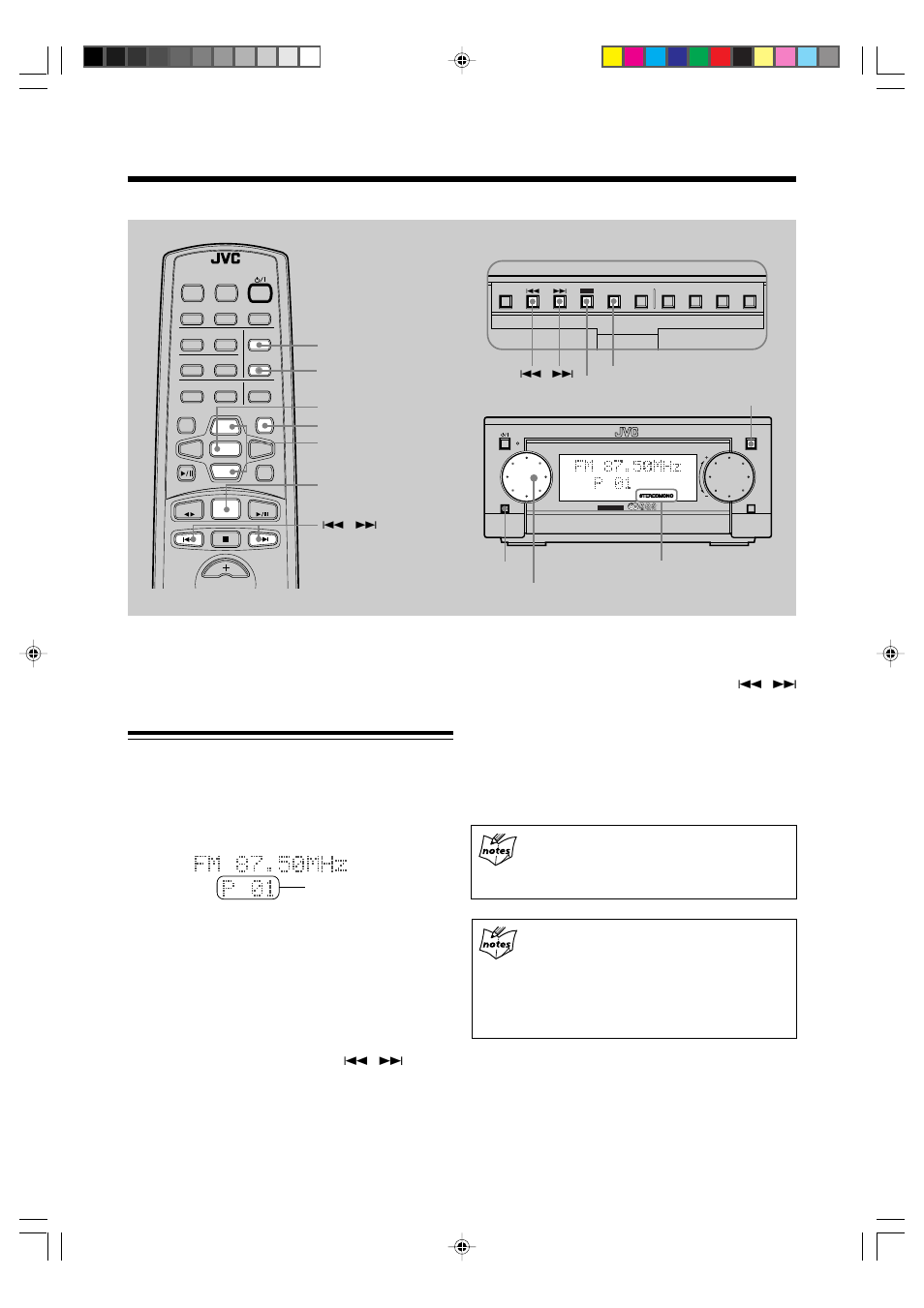 Listening to fm and am broadcasts, Tuning in a station | JVC AX-UXG6 User Manual | Page 17 / 40