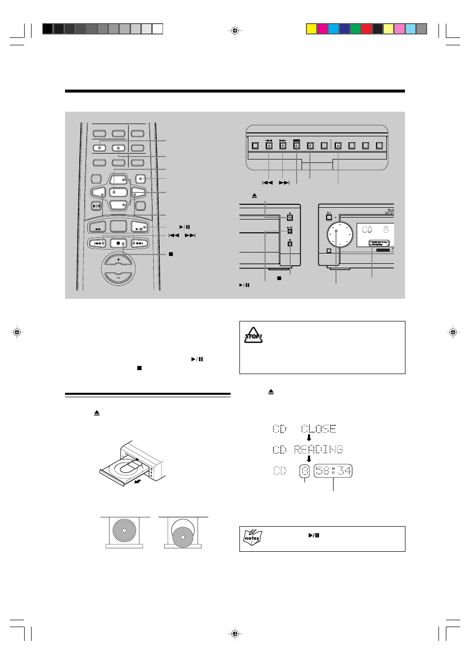 Playing back a cd, Playing back the entire disc — normal play | JVC AX-UXG6 User Manual | Page 23 / 40