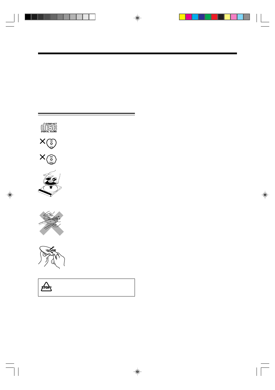 Maintenance and additional information, Handling cds | JVC AX-UXG6 User Manual | Page 36 / 40