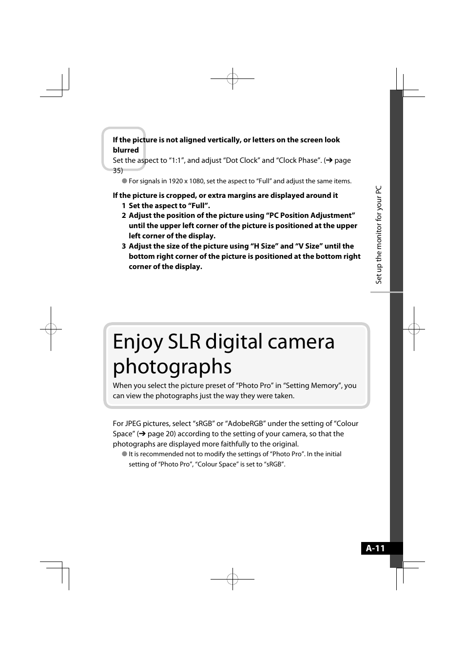 Enjoy slr digital camera photographs | JVC GD-42X1E User Manual | Page 103 / 144