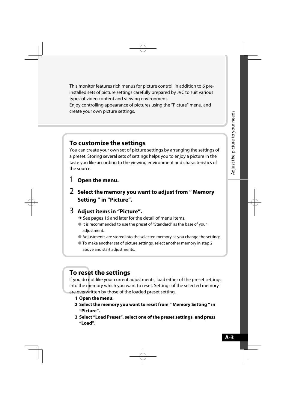 JVC GD-42X1E User Manual | Page 23 / 144