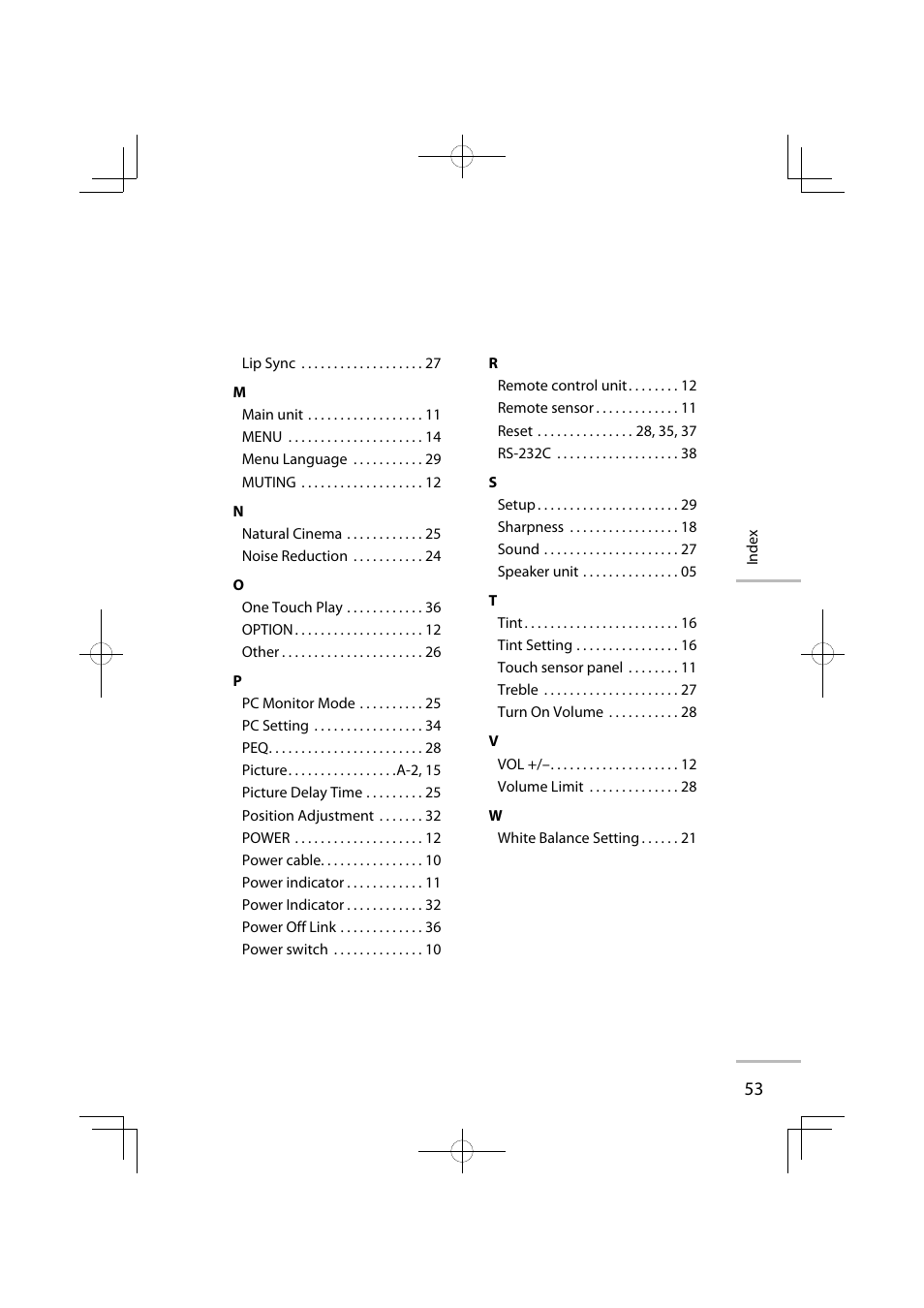 JVC GD-42X1E User Manual | Page 71 / 144