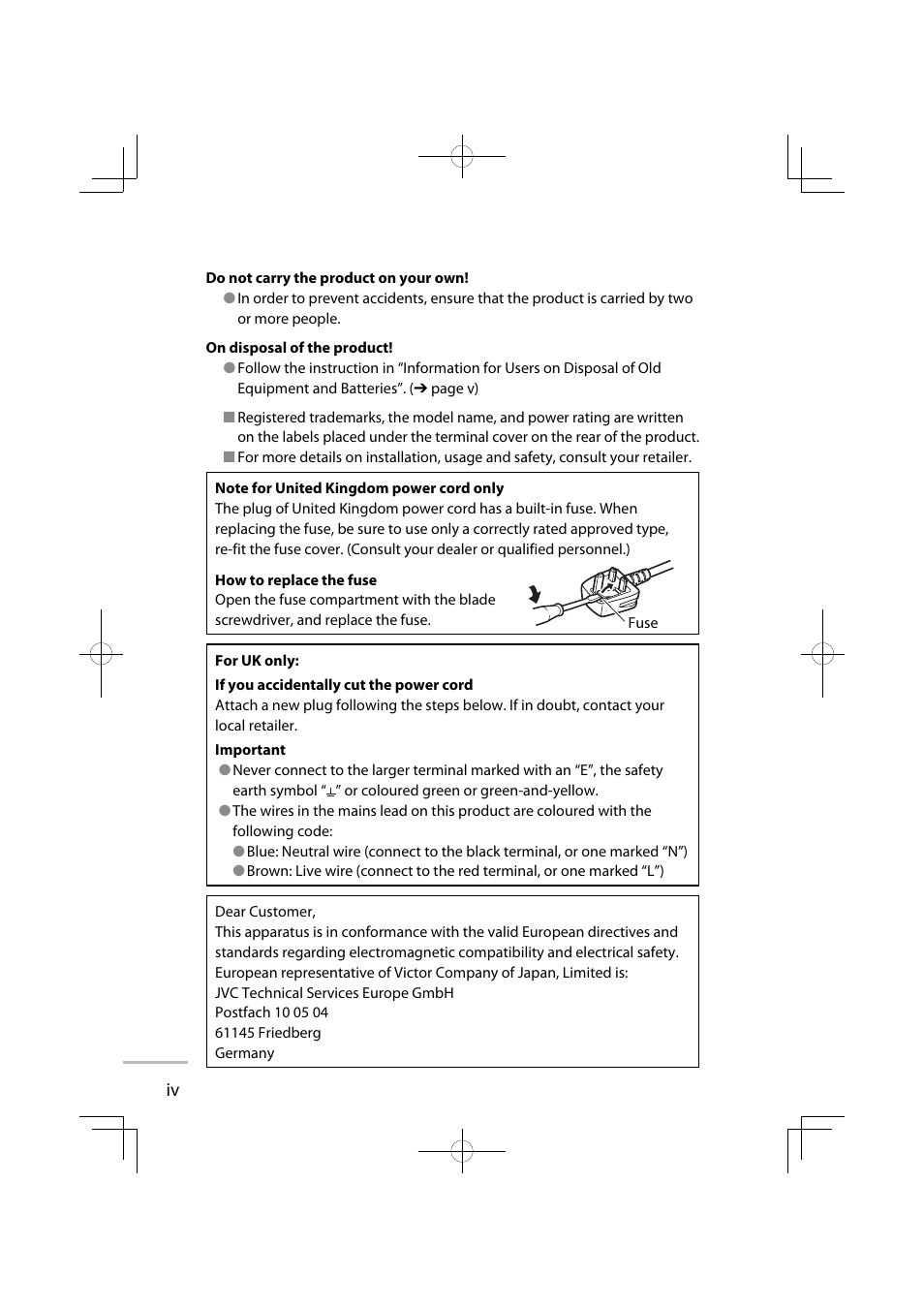 JVC GD-42X1E User Manual | Page 76 / 144
