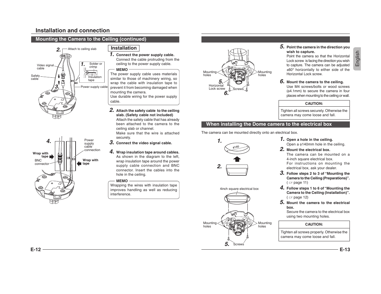 Installation and connection | JVC TK-C205 User Manual | Page 8 / 11