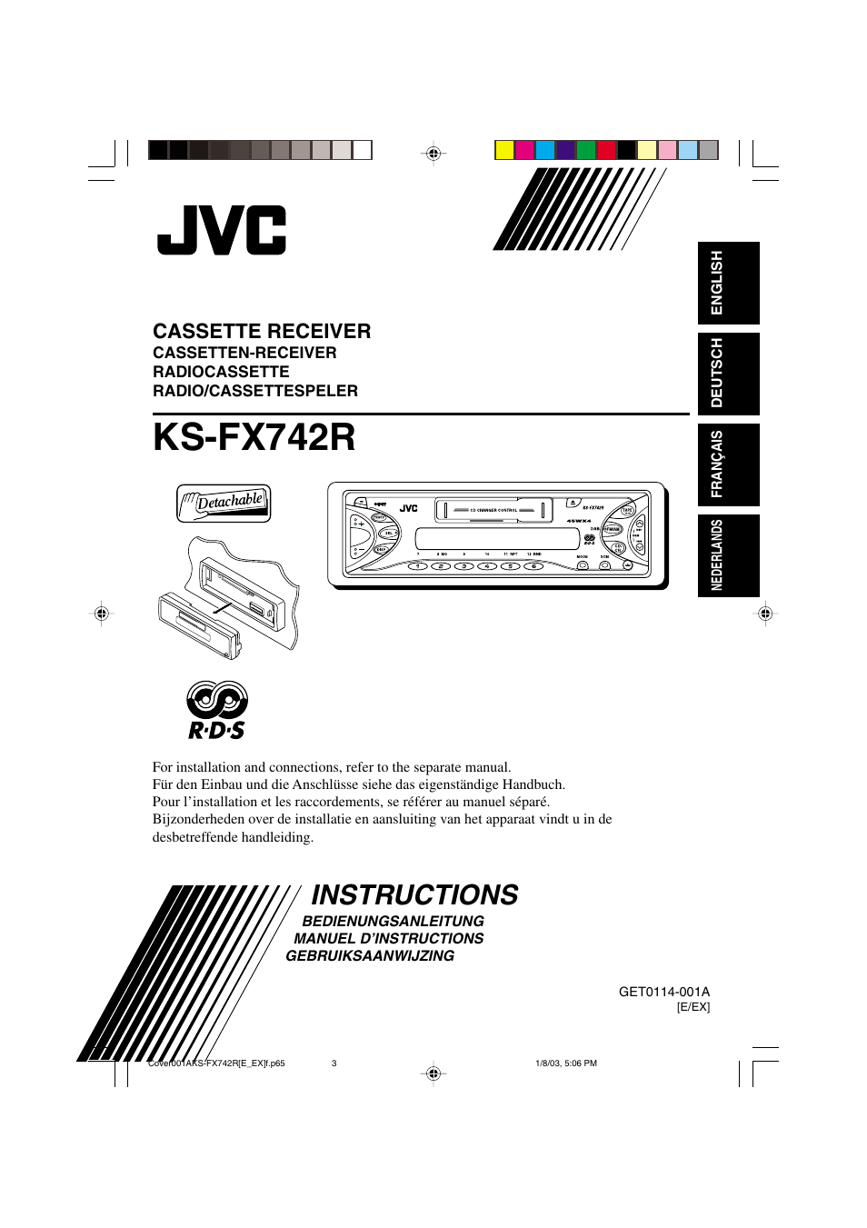 JVC GET0114-001A User Manual | 42 pages