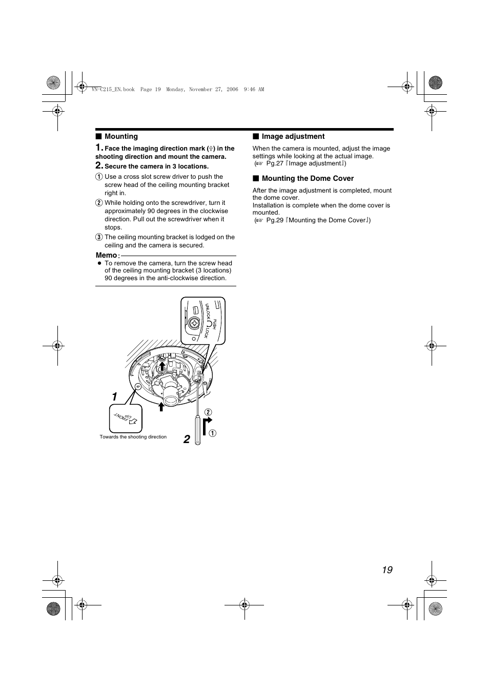 JVC VN-C215V4U User Manual | Page 19 / 86