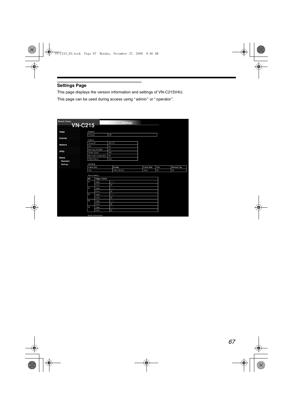 JVC VN-C215V4U User Manual | Page 67 / 86
