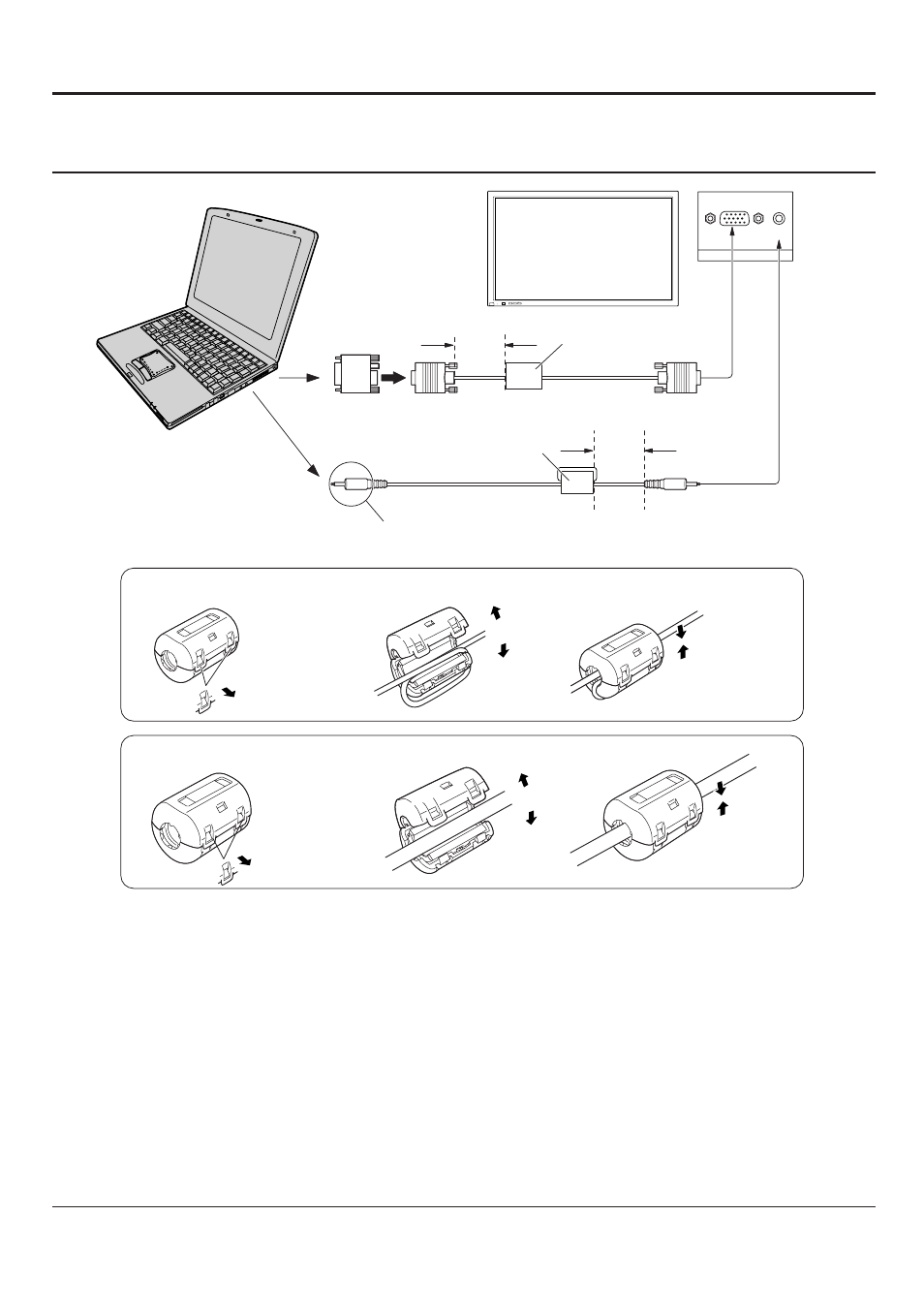 Pc input terminals connection, Connections | JVC GD V501U User Manual | Page 15 / 40