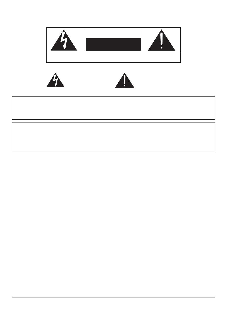 Warning | JVC GD V501U User Manual | Page 2 / 40