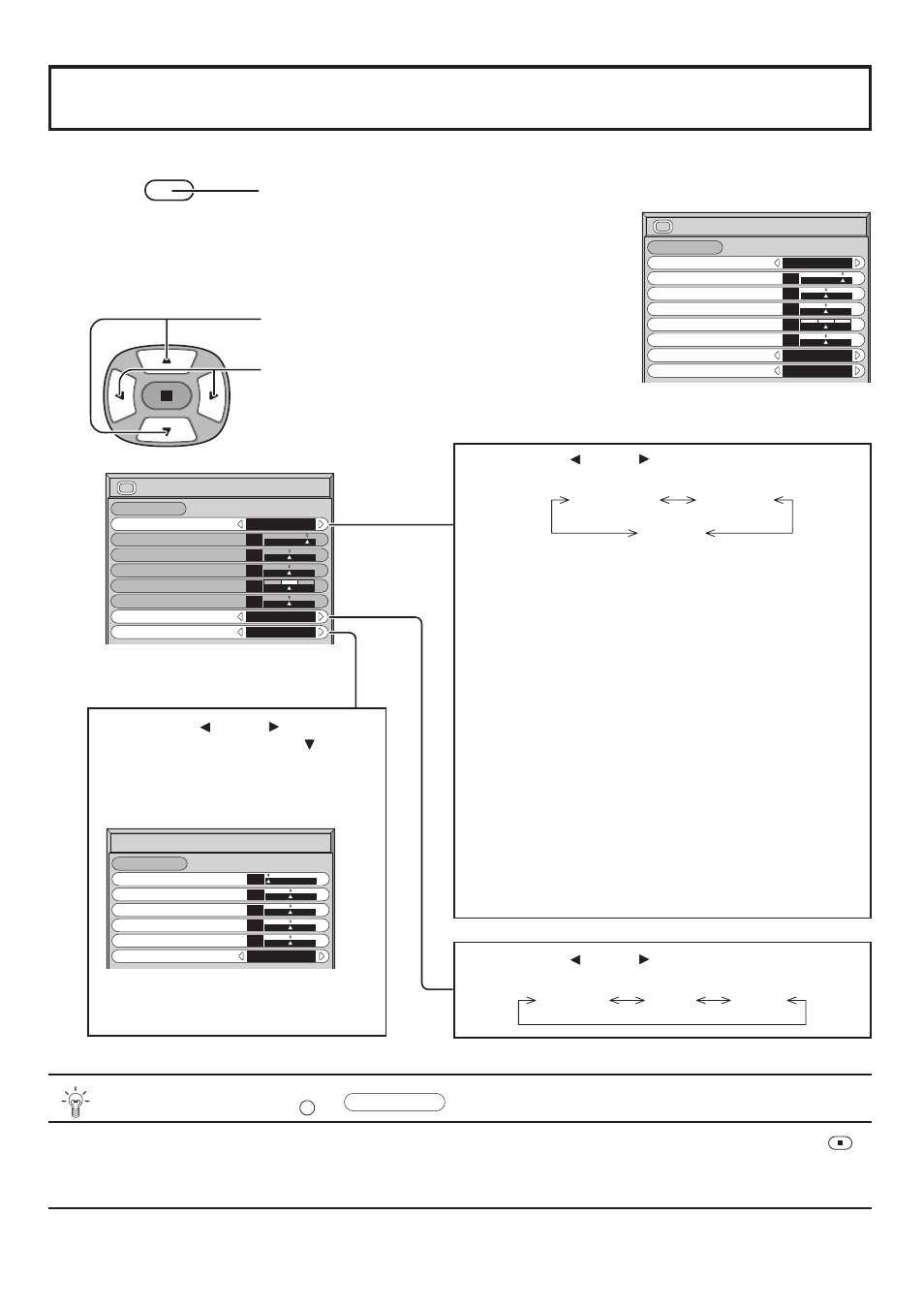 Picture adjustments, Helpful hint, Normalization) | JVC GD V501U User Manual | Page 28 / 40