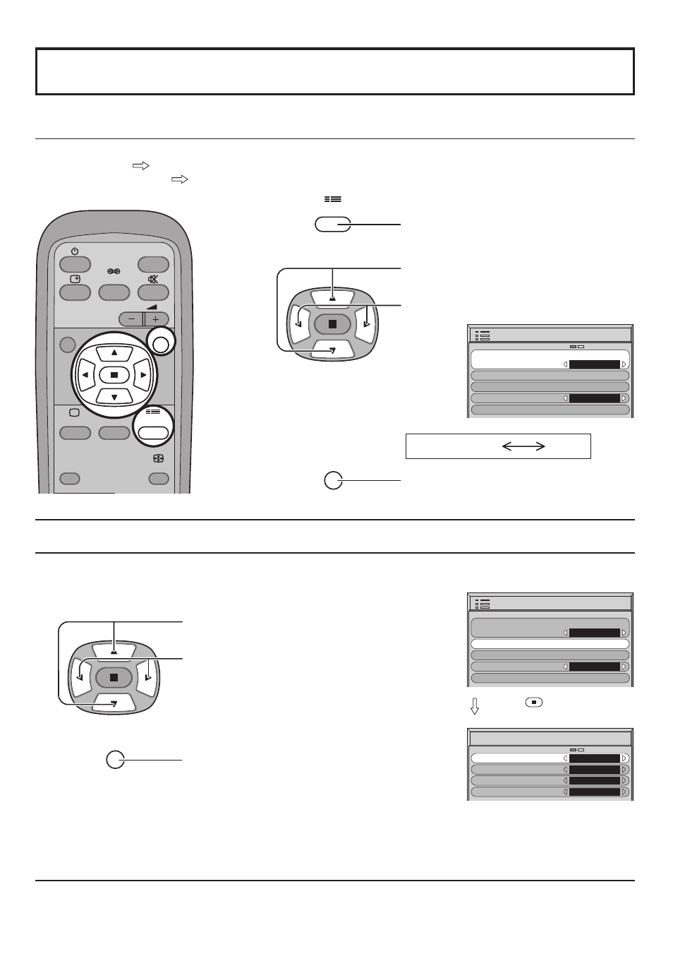 Set up for input signals, 3d y/c filter – for ntsc video images, Component/rgb in select | JVC GD V501U User Manual | Page 34 / 40