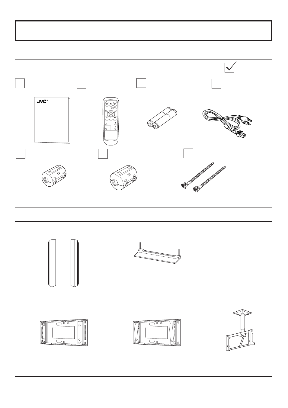 Accessories, Accessories supplied, Optional accessories | JVC GD V501U User Manual | Page 8 / 40