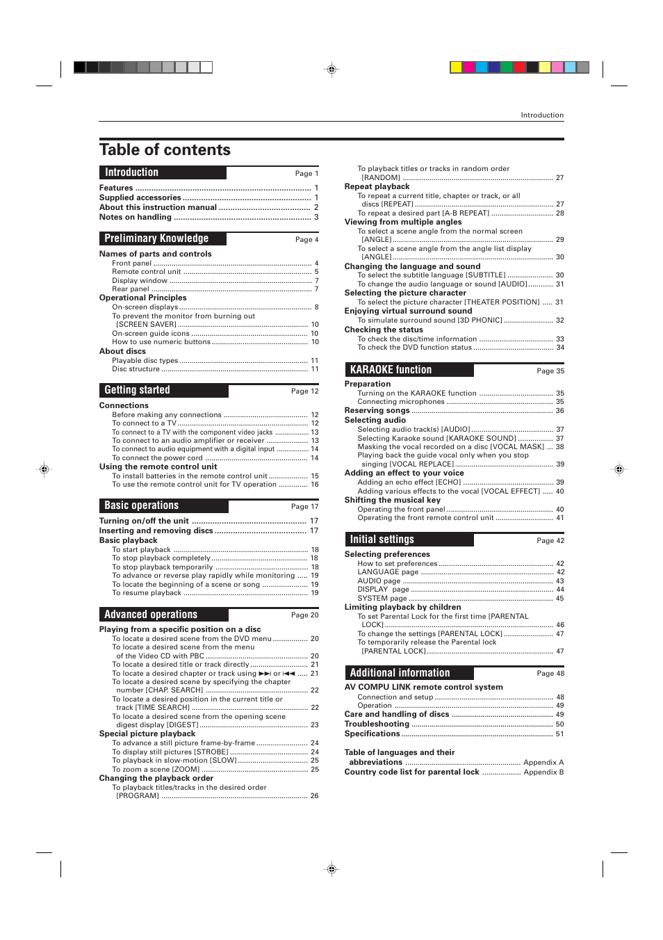 JVC XV-M556TN User Manual | Page 3 / 56