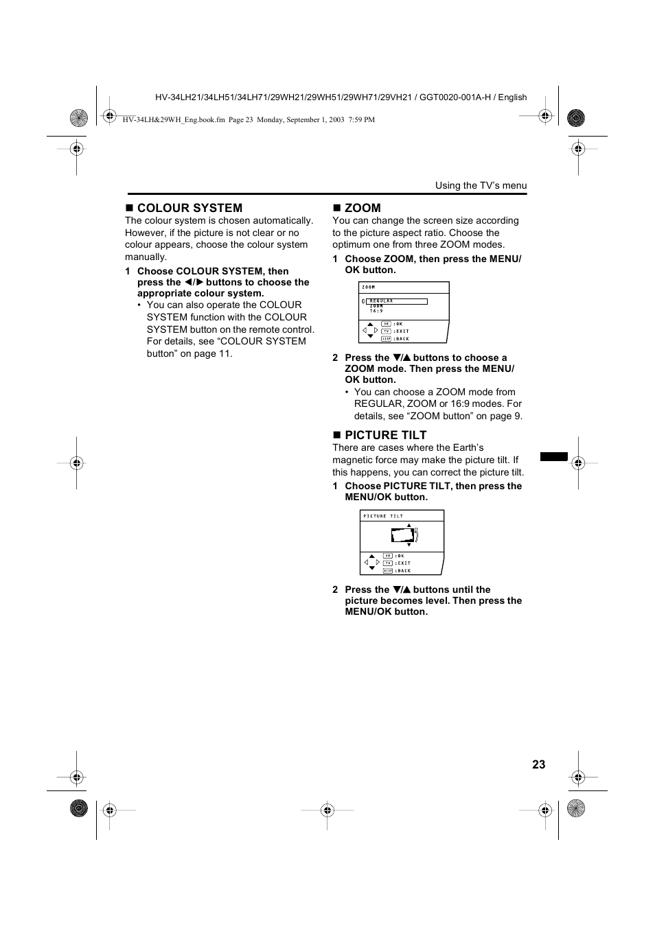 JVC 0803-CR-JMT User Manual | Page 23 / 40