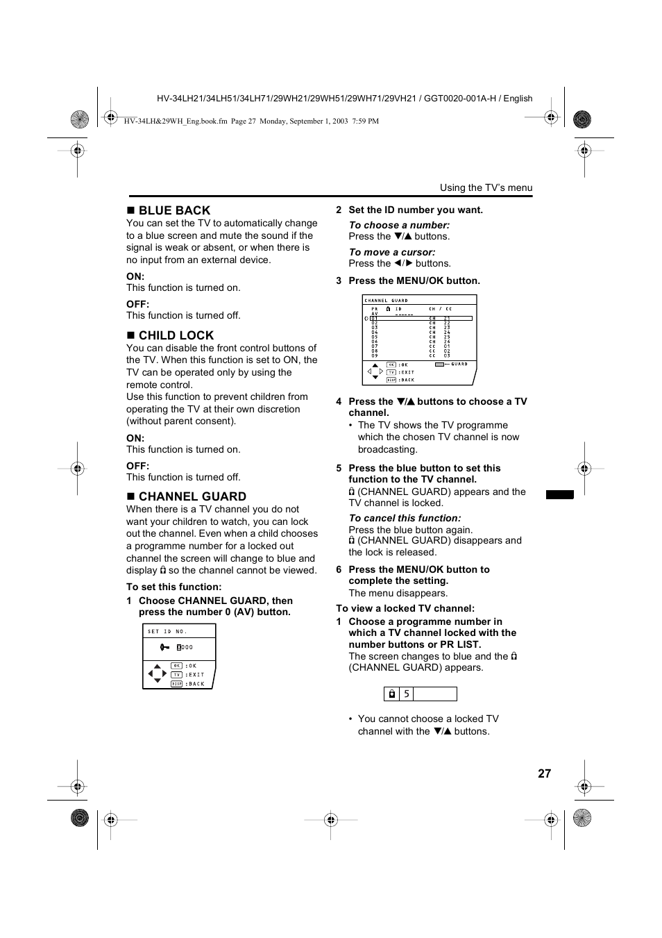 JVC 0803-CR-JMT User Manual | Page 27 / 40