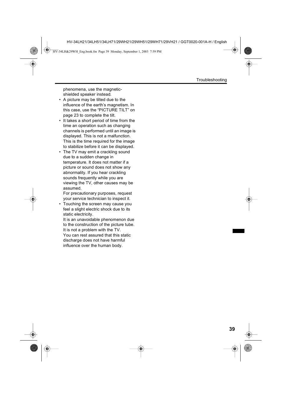 JVC 0803-CR-JMT User Manual | Page 39 / 40